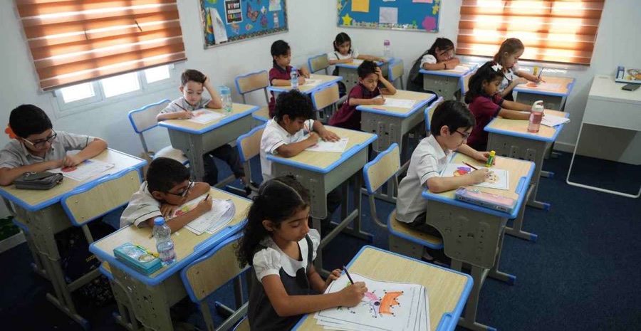 A classroom at the Al Azaiba campus
